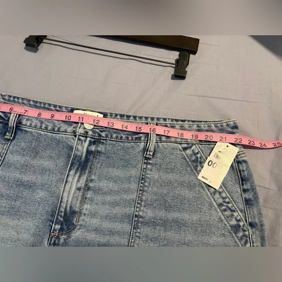 Edited by Remi Bader Women's Utility Mini Denim Skirt - Picture 7 of 9